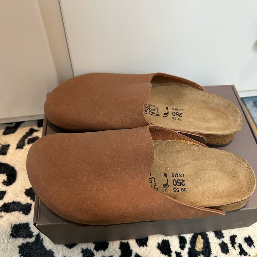 Birkenstock Birki’s Slip on Clogs, Brown, Size 39 (Women’s Size 8) UNWORN